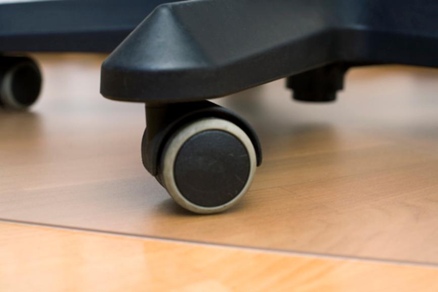 Kontorstoleunderlag, RIGU® u/pigge i polycarbonat, 1200mm x 1830mm x 2mm